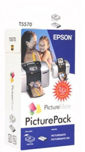 PicturePack Epson C13T557040BD CMYK + photo paper 10x15 (135 sheets) for PM500