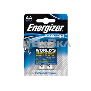 Батарейки Energizer FR6-2BL AA L91 LITHIUM (блистер 2шт.)