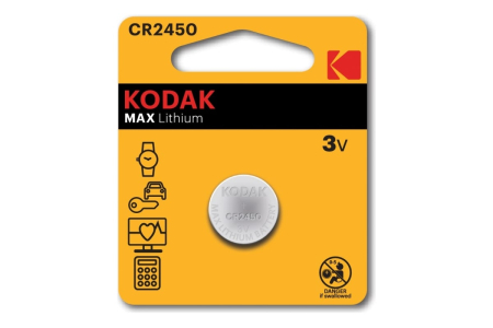 Батарейки Kodak CR2450-BL1 MAX Lithium