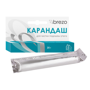 Карандаш для чистки подошвы утюга 25 г  BREZO 97025
