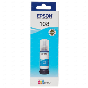 Картридж Epson C13T09C24A 108 EcoTank для L8050/18050 голубой