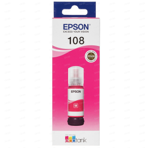 Картридж Epson C13T09C34A 108 EcoTank для L8050/18050 пурпурный