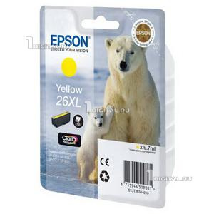 Картридж Epson C13T26344010 Yellow 26XL (XP600/605/700/800) 700p