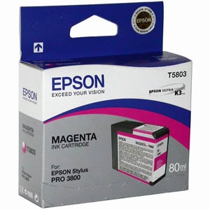 Картридж Epson C13T580300 Magenta (80 ml) (Stylus Pro 3800)