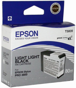 Картридж Epson C13T580900 Light Light Black (80 ml) (Stylus Pro 3800)