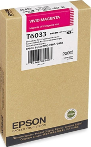 Картридж Epson C13T603300 Vivid Magenta (220 ml) (Stylus Pro 7880/9880)
