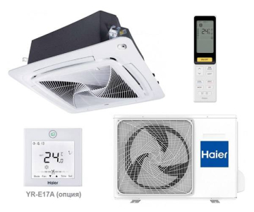 Кондиционер Haier AB50S1LC1FA/1U50S1LM1FA + (PB-700KB декоративная панель) кассетный
