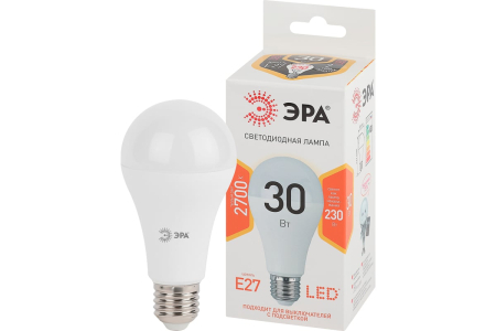 Лампа светодиодная ЭРА STD LED A65-30W-827-E27