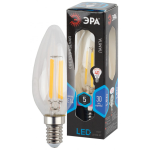 Лампа ЭРА F-LED B35-5w-840-E14 