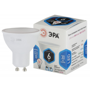 Лампа ЭРА LED MR16-6w-840-GU10