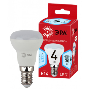 Лампа ЭРА LED R39-4w-840-E14 ECO. (4вт.280лм.4000К) 1 год гарантии
