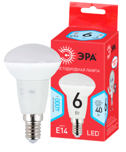Лампа ЭРА RED LINE ECO LED R50-6W-840-E14 R