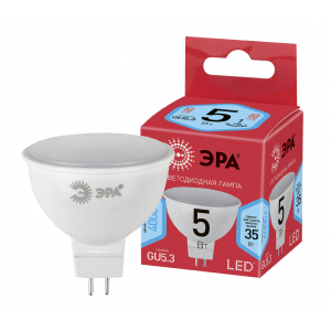 Лампа ЭРА RED LINE LED MR16-5W-840-GU5.3 