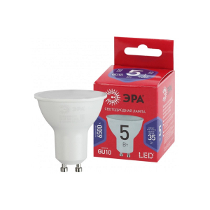 Лампа ЭРА RED LINE LED MR16-5W-865-GU10 R