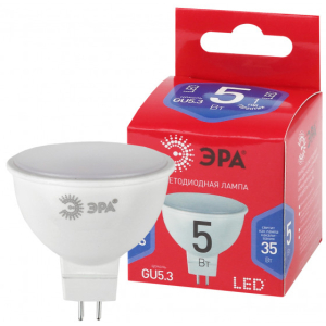 Лампа ЭРА RED LINE LED MR16-5W-865-GU5.3 R