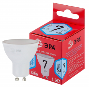 Лампа ЭРА RED LINE LED MR16-7W-840-GU10 R
