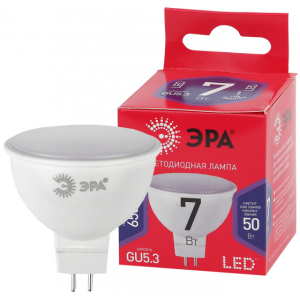 Лампа ЭРА RED LINE LED MR16-7W-865-GU5.3 R