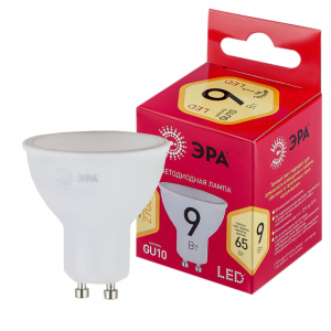 Лампа ЭРА RED LINE LED MR16-9W-827-GU10 R