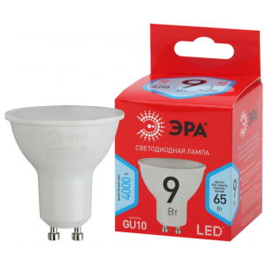 Лампа ЭРА RED LINE LED MR16-9W-840-GU10 R