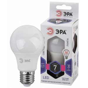 Лампа ЭРА STD LED A60-7W-860-E27