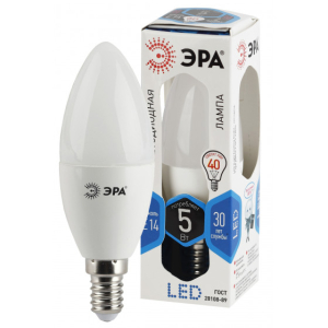 Лампа ЭРА STD LED B35-5W-840-E14