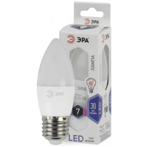 Лампа ЭРА STD LED B35-7W-860-E27