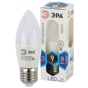 Лампа ЭРА STD LED B35-9W-840-E27