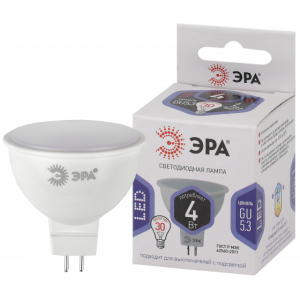 Лампа ЭРА STD LED MR16-4W-860-GU5.3
