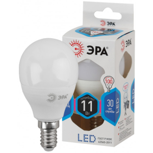 Лампа ЭРА STD LED P45-11W-840-E14
