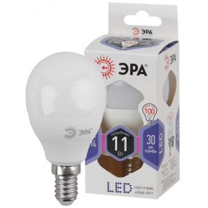 Лампа ЭРА STD LED P45-11W-860-E14