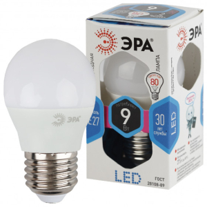 Лампа ЭРА STD LED P45-9W-840-E27