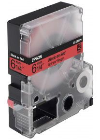 Лента Epson C53S623400 LC-2RBP9 (Цвет ленты - красный, цвет текста - черный, ширина 6мм, длина 9м, пастельная)