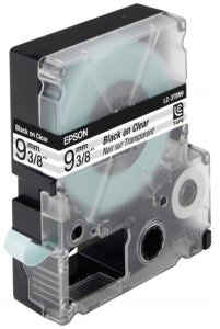 Лента Epson C53S624403 LC-3TBN9 (Цвет ленты - прозрачный, цвет текста - черный, ширина 9мм, длина 9м, прозрачная)