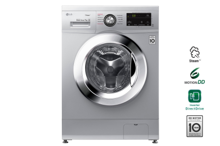 Стиральная машина LG F2J3HS4L 7кг серебро с хром люком