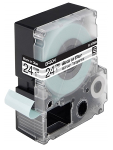Лента Epson C53S627403 LC-6TBN9 (Цвет ленты - прозрачный, цвет текста - черный, ширина 24мм, длина 9м, прозрачная)