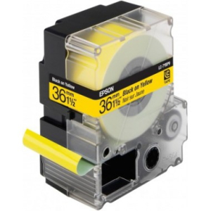 Лента Epson C53S628402 LC-7YBP9 (Цвет ленты - желтый, цвет текста - черный, ширина 36мм, длина 9м, пастельная)