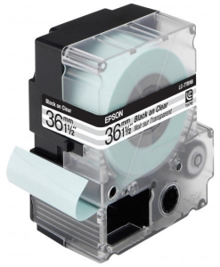 Лента Epson C53S628404 LC-7TBN9 (Цвет ленты - прозрачный, цвет текста - черный, ширина 36мм, длина 9м, прозрачная)