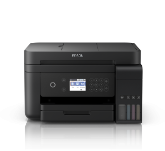 МФУ Epson L6170 (Printer-copier-scaner, A4, 33/20ppm (Black/Color), 64-256g/m2, 4800x1200dpi, 1200×2400 scaner, LCD 6.1 cm, Dublex, ADF, USB, Wi-Fi, L