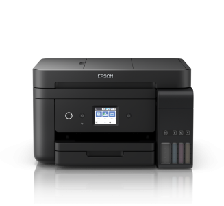 МФУ Epson L6190 (Printer-copier-scaner-fax, A4, 33/20ppm (Black/Color), 64-256g/m2, 4800x1200dpi, 1200×2400 scaner, LCD 6.1 cm, Dublex, ADF, USB, Wi-F