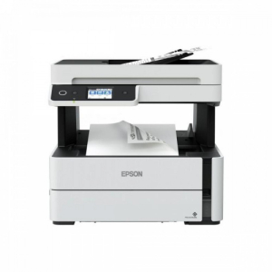 МФУ Epson M3170 (Printer-copier-scaner-fax, A4, 39ppm Black, 1200х2400 dpi, 1200×2400 scaner, LCD 6.1cm, 64-90g/m2, Duplex, USB, Wi-Fi) Ресурс стартов