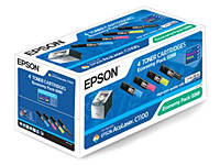 Набор картриджей Epson C13S050268 CMYK (C1100/CX11N)