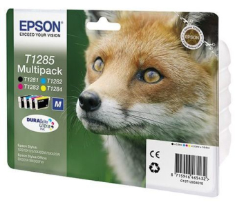 Набор картриджей Epson C13T12854010 CMYK (S22/SX125,130,230,235,420,425,435/BX305F)