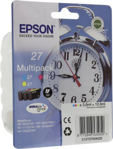 Набор картриджей Epson C13T27054020 CMY (WF-7110DTW/WF-7610DWF/WF-7620DTWF)
