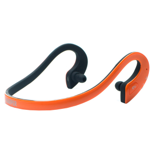 Наушники HARPER НВ-300 orange (Bluetooth 4,0, до 10 м, микрофон, регулировка громкости, подходят для занятия спортом)