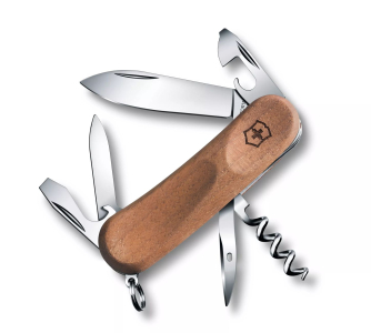 Нож складной Victorinox Evolution 10 Wood, 85 mm, brown (2.3801.63)
