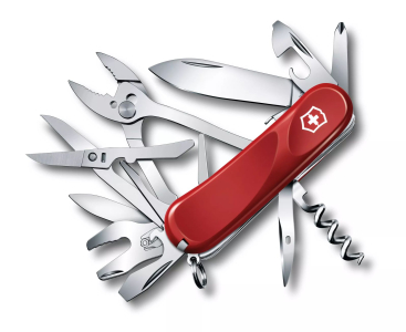 Нож складной Victorinox Evolution S557, 85 mm, red (2.5223.SE)