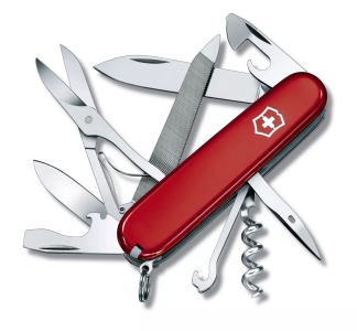 Нож складной швейцарский Victorinox Mountaineer, 91 mm, red (1.3743)