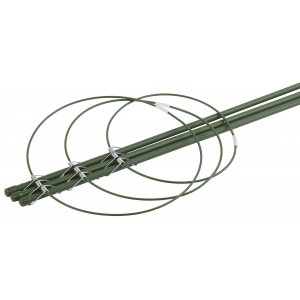 Поддержка для цветов GREEN APPLE 3 кольца 45 см