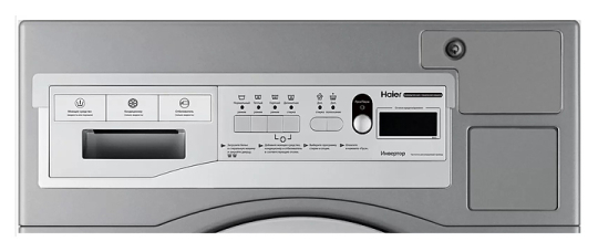 Промышленная стиральная машина Haier HCW12C 12кг, электронное управление, нерж. сталь, 9 программ, LED дисплей