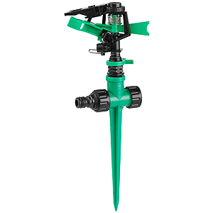 Разбрызгиватель GREEN APPLE GWRS12-046 360 град, импульсный, вращающийся, пластик